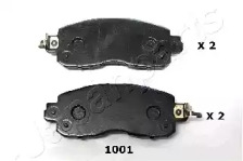 PA1001AF JAPANPARTS JAPANPARTS NISSAN гальмівні колодки передн.LEAF 10-