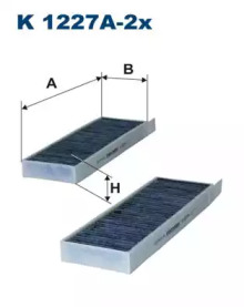 K1227A2X FILTRON Фильтр, воздух во внутренном пространстве