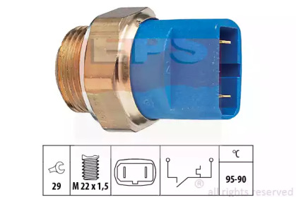 1850032 EPS Термовыключатель, вентилятор радиатора