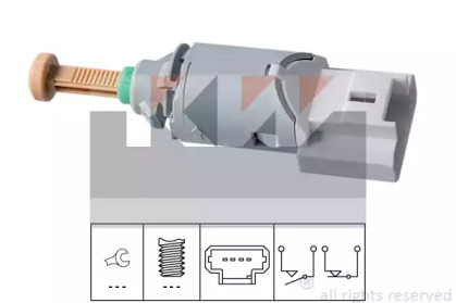 510227 KW Выключатель фонаря сигнала торможения; Выключатель, привод сцепления (Tempomat)