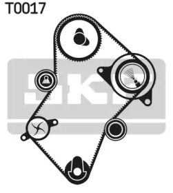 VKMC032412 SKF Водяной насос + комплект зубчатого ремня