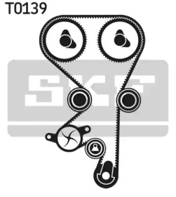 VKMA05152 SKF Комплект ремня ГРМ