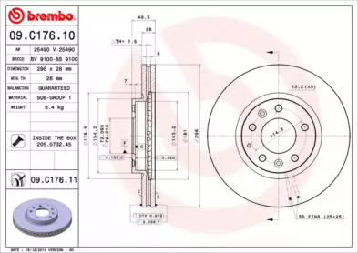 09C17611 BREMBO BM 09.C176.11